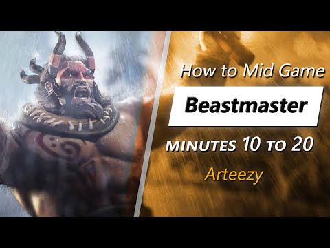 Own the mid game with Beastmaster (feat. Arteezy) | Minute 10 to 20