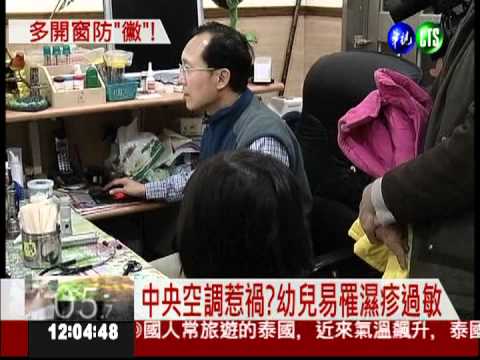 中央空調惹禍? 幼兒易濕疹過敏