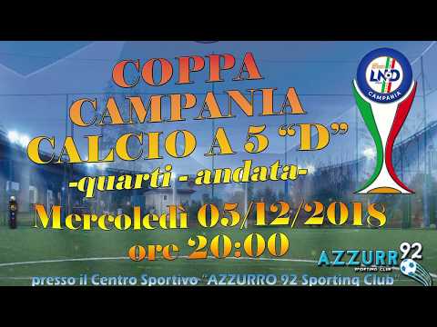 05.12.2018 GS CASALUCE / SPORTING TIGRE - Coppa Campania C5 "D" - 4^ andata