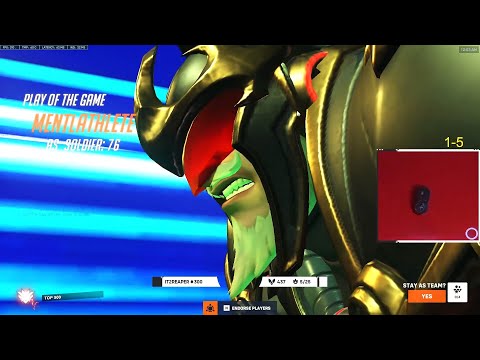 NEW SOLDIER 76 SKIN GAMEPLAY - GALE! POTG! [ OVERWATCH 2 SEASON 4 TOP 500 ]