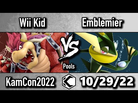 KamCon 2022 - Wii Kid (Bowser) vs. Emblemier (Greninja) - Pools