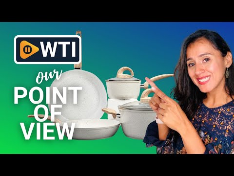Vkoocy White Pots and Pans Set Non Stick - WTI product video review