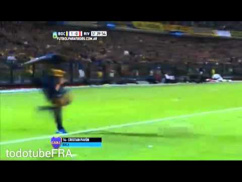 boca 2 river 0 2015 goles de cristian pavon, pablo perez