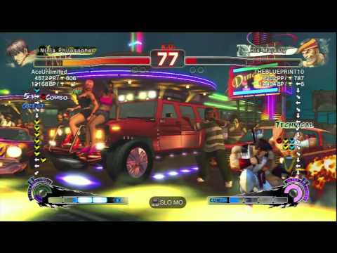 AceUnlimited (Guy) Vs THEBLUEPRINT10 (Adon) SSF4 AE Ranked Matches - PSN
