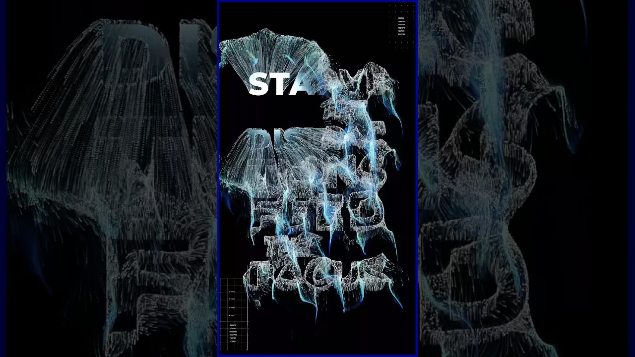 TouchDesigner | ParticlesGPU x Interactive Text Reveal Tutorial #touchdesigner #tutorial