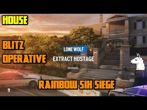 Let's Play Rainbow Six Siege (9) Training Grounds (Blitz) House (Extract Hostage)