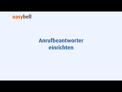 So richten Sie den Anrufbeantworter ein