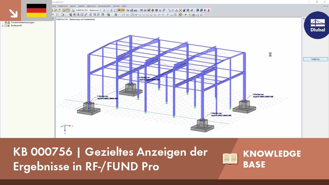 KB 000756 | Gezieltes Anzeigen der Ergebnisse in RF-/FUND Pro