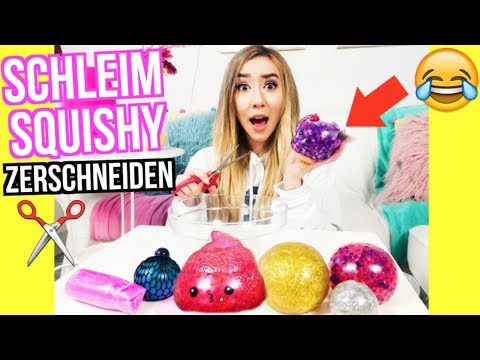 SCHLEIM SQUISHY XXL ZERSCHNEIDEN Challenge...