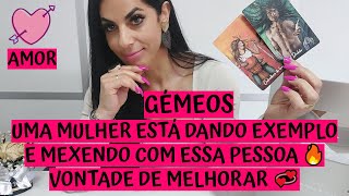 GÉMEOS ♊️ AMOR 💖 UMA MULHER ESTÁ DANDO EXEMPLO E MEXENDO COM ESSA PESSOA 🔥 VONTADE DE MELHORAR 💞