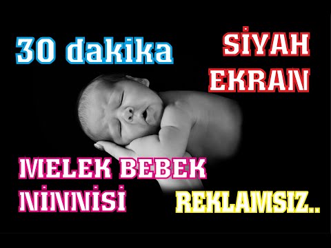 BEBEK NİNNİLERİ - Melek Bebek Ninnisi 30 Dakika Karanlık Ekran