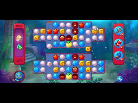 Fishdom Hard level 10657 no boosters フィッシュダム ハード