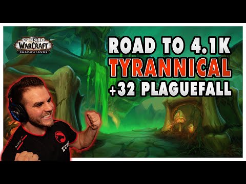 WORLD FIRST +32 Tyrannical Plaguefall! | Echo Gingi Survival PoV