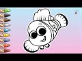 Как нарисовать НЕМО из мультика В поисках Немо Coloring Kids