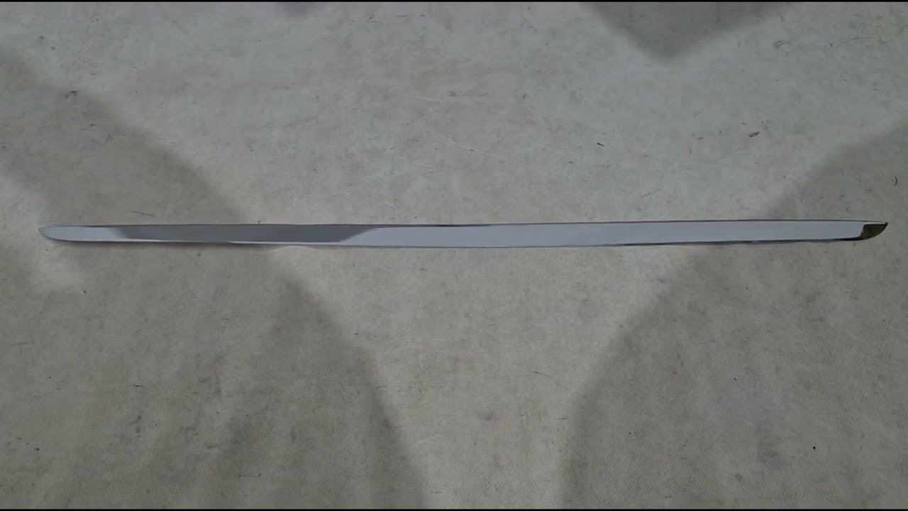 Hyundai Accent 2006-2010 Modanatura bagagliaio Carmos acciaio inox Video 1