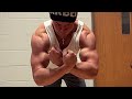 Day in the life of an 18yr old bodybuilder/ DELTS & ARM WORKOUT