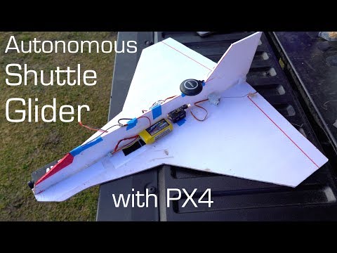 GPS Autopilot Shuttle Glider Dropped from Drone - RCTESTFLIGHT
