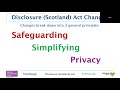 Thumbnail for article : Video: Updates To The Disclosure (scotland) Act 2020