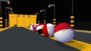 Countryballs – Squid Game Tug of war [Minecraft Animation]