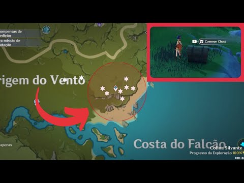 Todos os Baús da Origem do Vento - Genshin Impact (PARTE 15)
