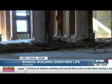 $3 million renovation underway on 100-year-old school building in Claxton