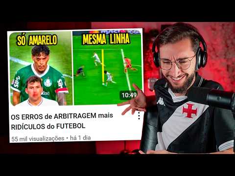 OS ERROS de ARBITRAGEM mais RIDÍCULOS do FUTEBOL