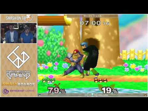 Smash On Tap 5 - EMG | n0ne (Falcon) vs I.B (Marth) - SSBM Winners Bracket