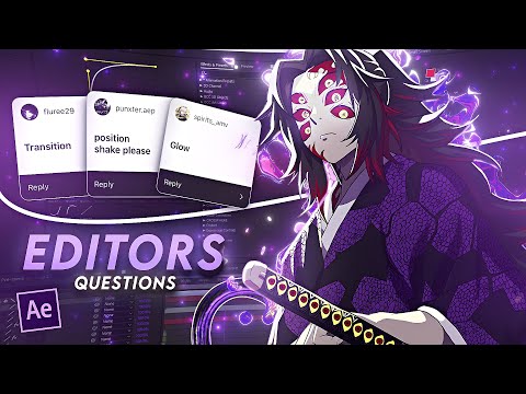 Editors Questions Square - After Effects AMV Tutorial !