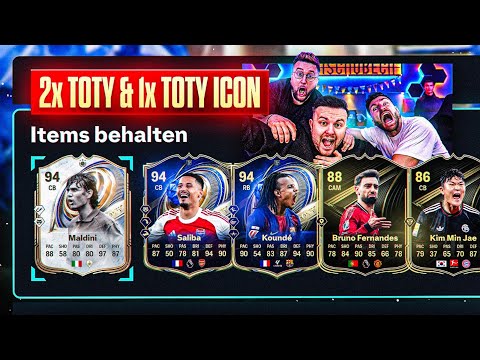 BIG W!!! 😨 KRANKE TOTY ICON & 2 TOTY Gezogen 😱 TOTY Verteidiger Pack Opening 🔥