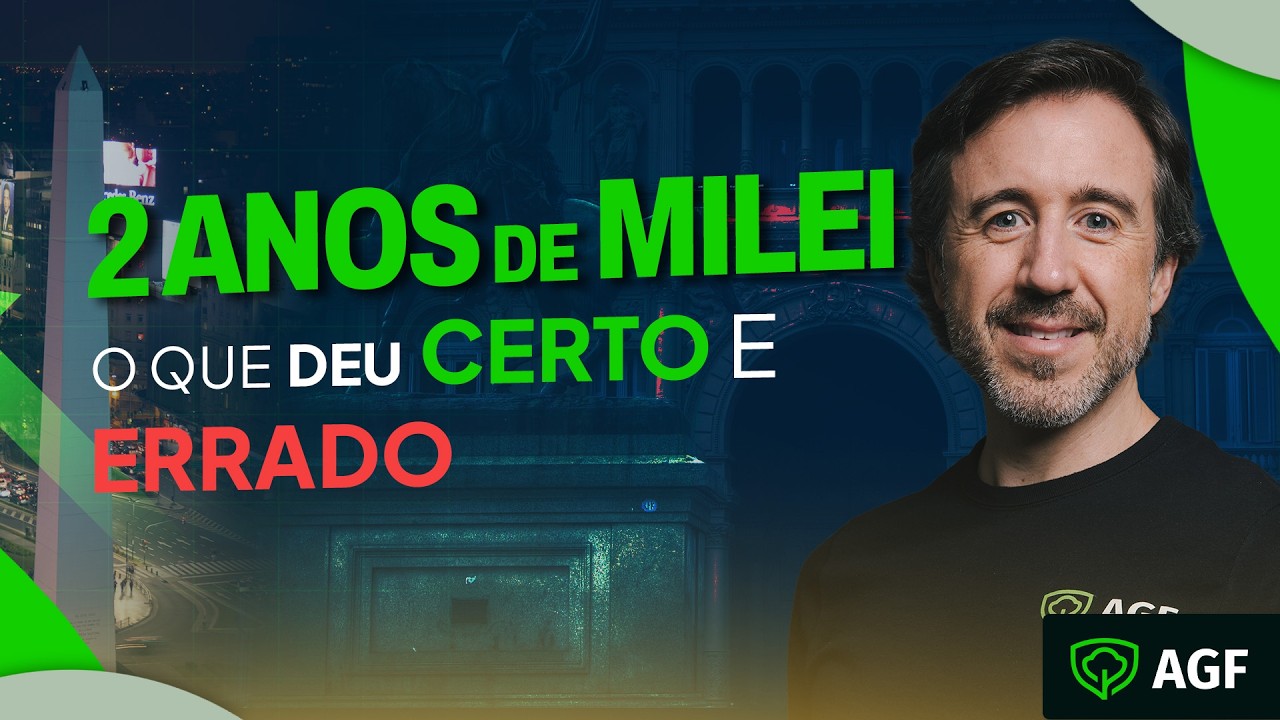 A bolsa argentina DISPAROU 400% em 2 anos de Milei: quais as lições?