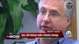 Sen. Bill Nelson talks climate changes
