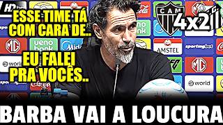 EMOÇÃO TOTAL DO BARBA!! OLHA O QUE EDUARDO DOMINGUEZ DISSE APÓS CLASSIFICAÇÃO DO ATLETICO!
