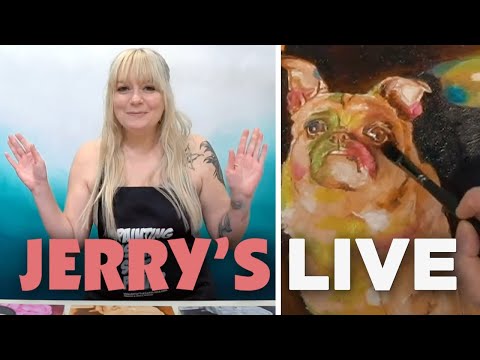 Jerry's LIVE Episode #JL239: Adding Color to a Grisaille Water Soluble Oil Painting