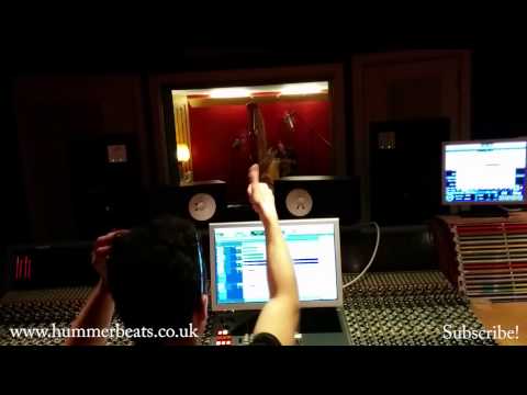 Studio Session Recording a Harp
