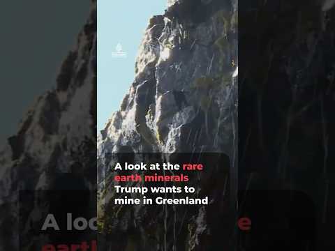 A look at the rare earth minerals Trump wants to mine in Greenland | AJ #shorts