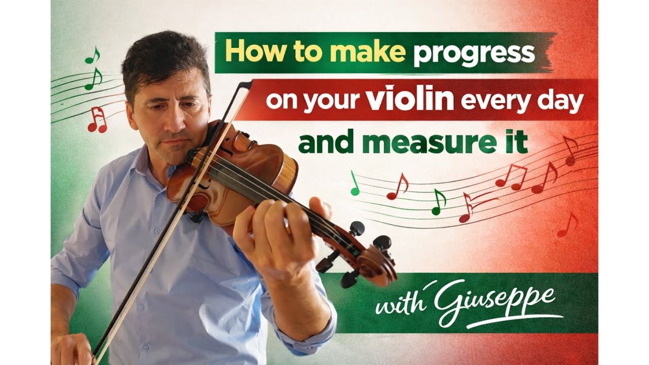 Make Violin Progress Everyday & Measure It | with Giuseppe