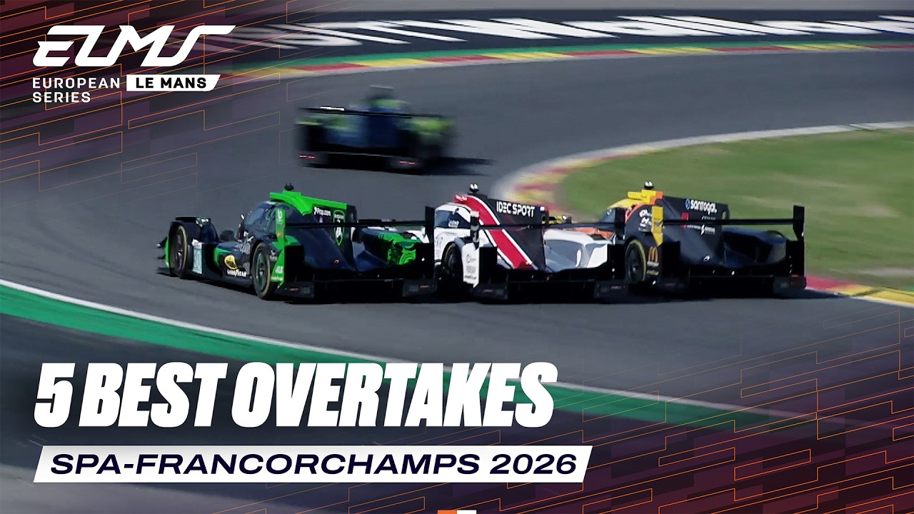 5 Best Overtakes | 4 Hours of Spa-Francorchamps 2026 | ELMS