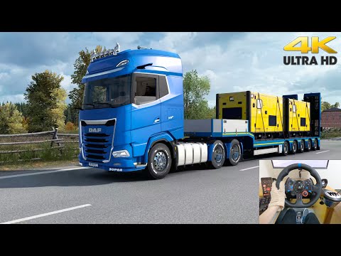 Promods 2.57 ETS2 1.42 - Realistic Driving with DAF XG+ 530 - 4K
