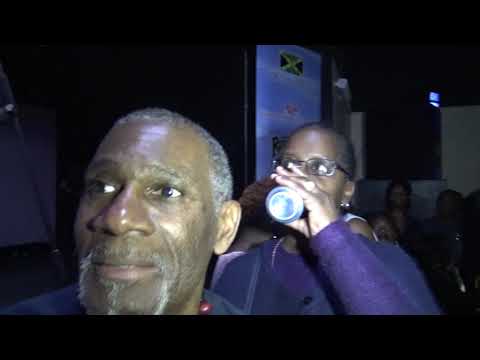 TREVOR DIXON SINGING AT THE HONORING OF THE PAST REGGAE ICONS