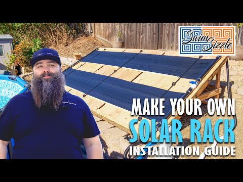 SwimSizzle Solar Pool Heater + Rack Installation Guide for Above Ground Pools | SolarPoolSupply