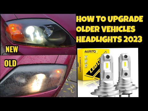 HOW TO UPGRADE OLDER VEHICLES HEADLIGHTS 2023 AUXITO LED LIGHTS / HYUNDAI TIBURON