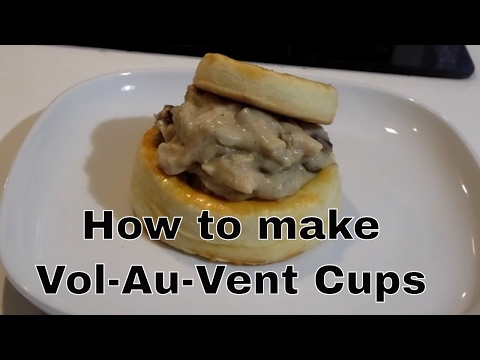How To Make Vol Au Vent Cups - French Chef Edition