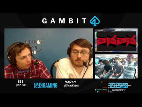 Gambit April Doubles Losers Finals - Ollie/AmDodd (Blue) vs Stroder/Spearwing (Red)