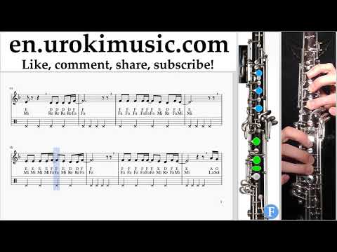 Oboe lessons Imagine Dragons - Natural Sheet Music Tutorial um-ih352