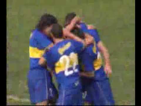 1er. Gol de Palermo a Gimnasia (Boca 3-Gimnasia 3 12-08-2000)