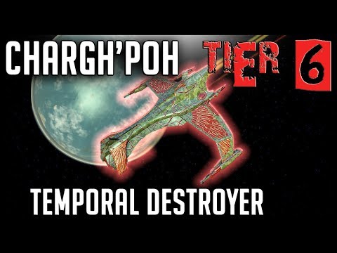 Chargh’poH Temporal Destroyer [T6] – with all ship visuals – Star Trek Online