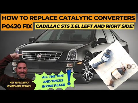Replace catalytic converters on GM 3.6L V6. (fastest, easiest way)
