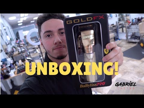 BABYLISS PRO GOLD FX CLIPPERS ( unboxing ) + DEMO