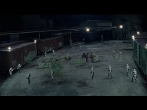 The walking dead 10x16 Commonwealth soldiers scéne Season 10 Episode 16
