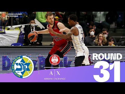 Maccabi triumphs with Milan! | Round 31, Highlights | Turkish Airlines EuroLeague